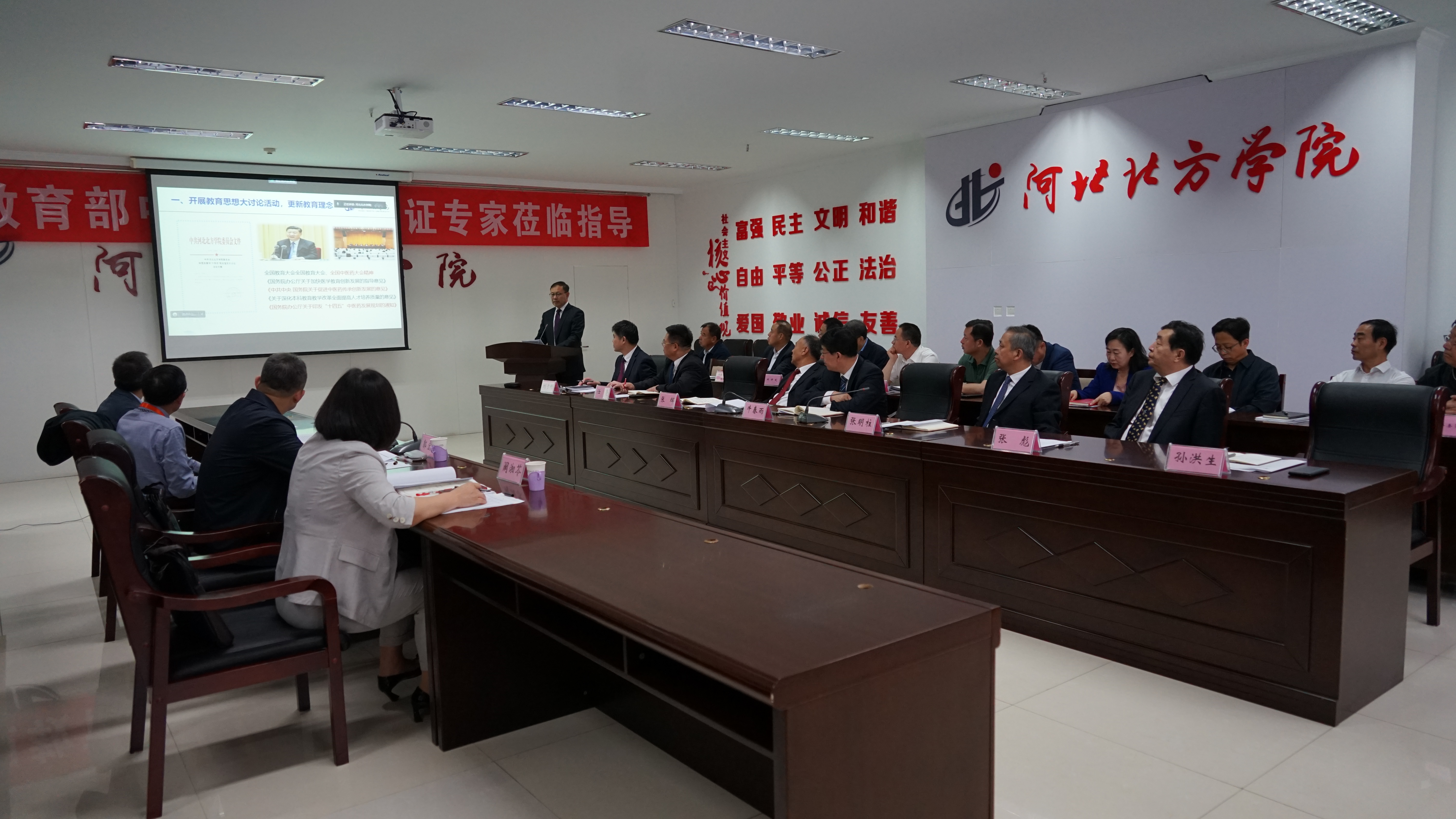 3.孙洪生副董事长作中医学专业认证整改汇报.JPG